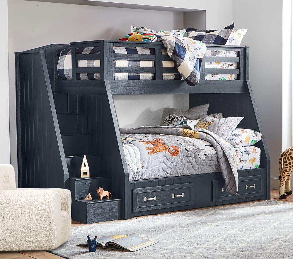Belden Twin-Over-Full Stair Loft Bed